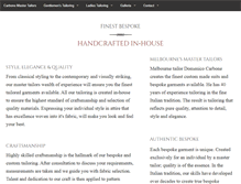 Tablet Screenshot of carbonemastertailors.com.au
